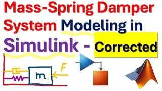 Modeling and Simulation of Mass-Spring Damper System in Simulink/MATLAB - Corrected Version