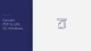 Convert PDF to Url on Windows with PDFelement