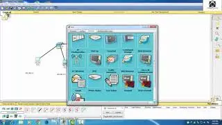 Configuration of email server in Packet Tracer