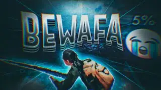 BEWAFA BEWAFA NIKLI HAI TU 😖💔🥀 | ONE XR GAMING  #beatsync  #velocity #bgmi