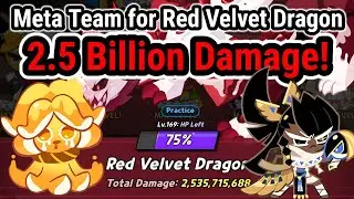 Red Velvet Dragon Best Meta Team? I 2.5 Billion Damage!