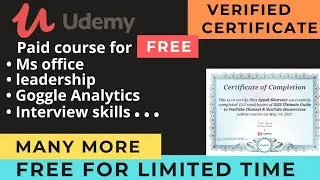 Free udemy coupon codes 2021 | free online course - udemy #udemy