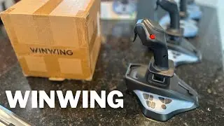 Winwing  Airline Joystick  review and comparison with Thrustmaster