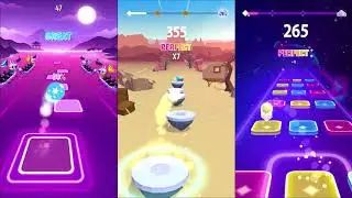 Tiles Hop EDM Rush VS Hop Ball 3D VS Color Hop 3D | TheFatRat - NoNoNo