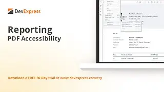 Create Accessible PDF/A-1a, PDF/A-2a, PDF/A-3a, and PDF/UA-1 Documents from DevExpress Reports