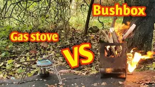 Bushbox stove VS Gas stove comparing the pros and cons of both stove time is the biggest problem,