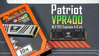 Огляд Patriot Memory Viper VPR400 – швидкісний M2 SSD з RGB-підсвіткою