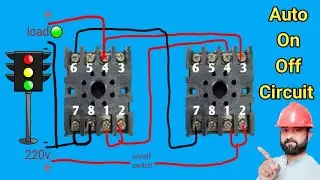 Tow Timer Auto On/Off Circuit How To Make Auto Circuit Urdu/Hindi