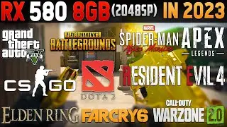 RX 580 8GB 2048SP Gaming Test in 2023: 10 Games Benchmarked!