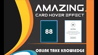 creative card hover effect in css | amazing css card hover effect animation