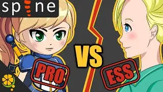 Spine 2D Essential vs PRO