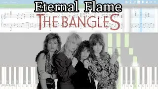 The Bangles - Eternal Flame [Piano Tutorial | Sheets | MIDI] Synthesia