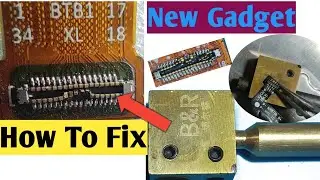 How To Replace Broken Lcd Connector | Mobile Display Connector Repair | Battery Connector Replace