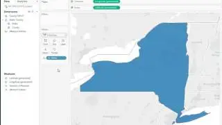 How to plot U.S. 5-digit FIPS County Code in Tableau