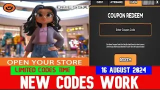 *NEW CODES August 16, 2024* [UPD] Outfit Square x DRESSX ROBLOX | Expires in 1 day