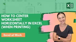 How to Center Worksheet Horizontally and Vertically in Excel (Print Centered on Page Excel)