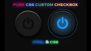 Awesome  Custom Glowing Checkbox Design Using HTML & CSS || Q Tech Info