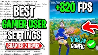 The BEST Game User Settings in Fortnite Chapter 2 Remix! 🔧✅ (FPS BOOST + 0 Input Delay)