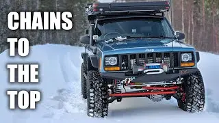 Tackling Deep Powder / Winter Jeep Camping