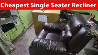 Hindi | Best single seater recliner in market |  Solimo 1 Seater Leatherette Recliner (Brown)