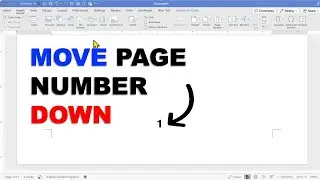 How To Move Page Number Down In Word: Quick and Easy