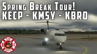 Spring Break Tour! | MSFS CRJ700 | #01