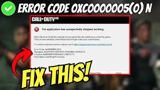 Fix Black Ops 6 Beta Error Code 0xc0000005(0) N