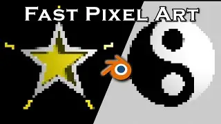 Convert Any Object / Scene Into Pixel Art - Blender Tutorial