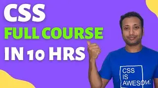 CSS Full Course with a project | Zero to Hero | English Tutorial