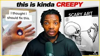 Scariest TikTok Art Trends (That Shouldn't Exist)