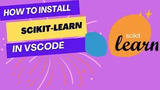 How to install Scikit-learn (sklearn) in Visual Studio Code