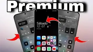 Premium D+🤩 - Novo Tema HyperOS - Control Center Black - Home Screen Widget - Funciona em Low tbm