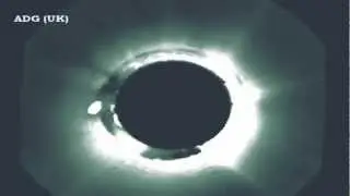 UFO Creates Massive Sun Flash 2012 HD