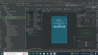 design android layout using wideget