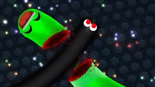 Slither.io 1 Tiny Hacker Snake vs Pro Snakes Epic Slitherio Gameplay
