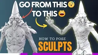 Posing Zbrush characters with Blender and Mixamo