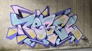 Graffiti bombing. Raw Video. Full process. Rebel813. 2022 4K.