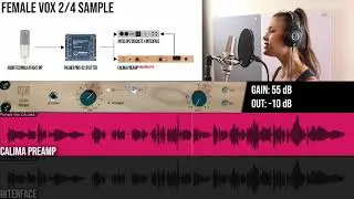 TIERRA Audio CALIMA Preamp | FEMALE VOX Samples