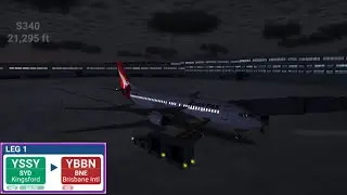 RFS - Real Flight Simulator | Qantas QF 500 | Sydney (YSSY) - Brisbane (YBBN) | B737-800
