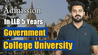 Admission open in LLB 5 Years || LLB 5 Years Admission || The Law Channel