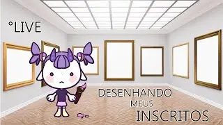 DESENHANDO VOCÊS!! // #Vtuberbr #live #Vtuber #tutorial #react #meme #dokidoki #draw #paint #roblox