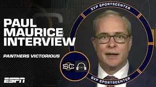 Paul Maurice at a loss for words after the Panthers Stanley Cup victory 🏆 | SC with SVP