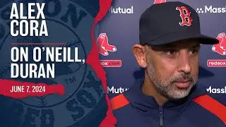 Red Sox Manager Alex Cora on Tyler ONeill, Jarren Duran