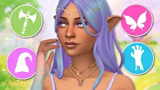 Each Sim is a Different OCCULT We DON'T Have in The Sims 4! | CAS Challenge