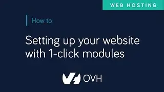 Setting up your website with 1-click modules