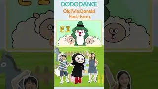 Old MacDonald Had a Farm | Dance Along | Nursery Rhymes | Kids Rhymes | DODO ABC | Reading Gate