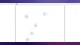 Падающий снег. Анимация в Scratch 3.0. Способ 1