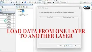 How to load data from one feature class to another feature class using ArcMap || GIS || Load Data