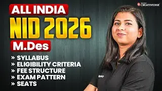 All About NID 2026 (M.Des) 🎓| Eligibility, Pattern, Syllabus, Marking Scheme & Placements Explained🔍