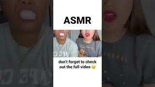 2 sister Bubble Gum ASMR #gumasmr #bubblegum #chewinggum #asmrsounds #subscribe #asmrvideo #fyp #fy